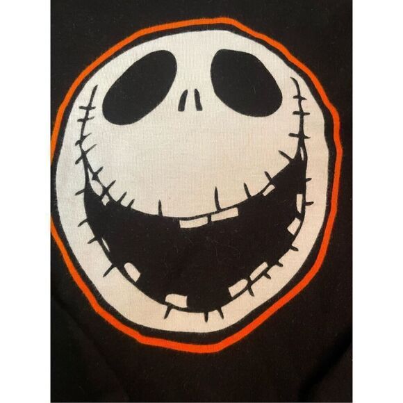 The Nightmare Before Christmas “Jack” Face Long Sleeve Black Shirt Size 8 (Boys) - Picture 3 of 6